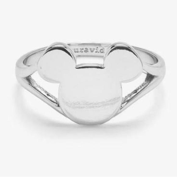 Pura Vida x Disney Mickey Mouse Icon Silver Open Sides Ring - Picture 3 of 14